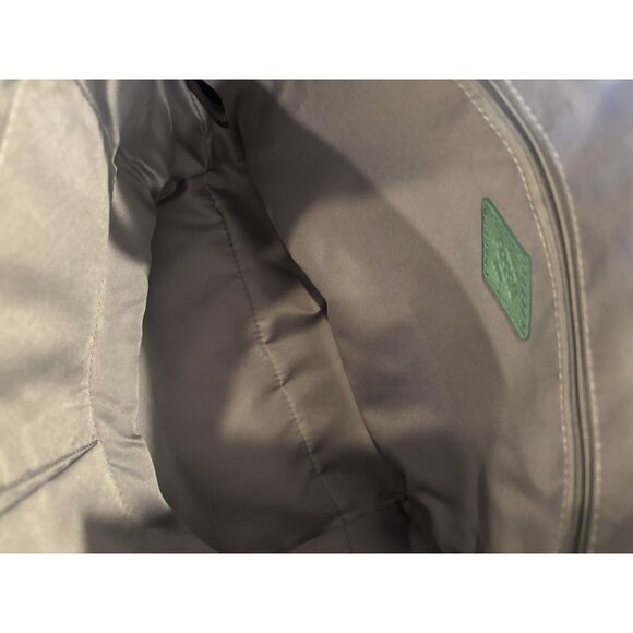 Fossil MIMI Shopper Tote Green Pebbled Leather Shoulder Bag Side Pockets Travel - Picture 4 of 9